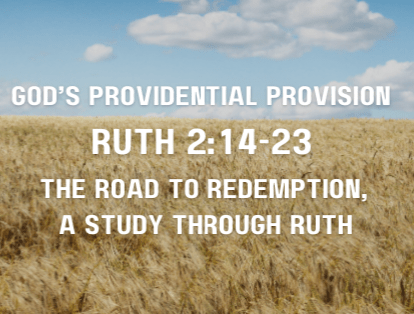Gods Providential Provision Ruth 2:14-23 March 16, 2025