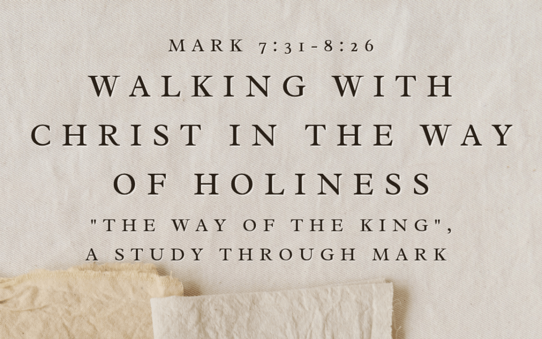 Walking with Christ in the Way of Holiness – Mark 7:31-8:26, June 14, 2026
